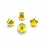 10mm aukso sp. užlankstomos kniedės, 10g (apie 22vnt.)