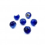 10mm mėlynos sp. rutulio formos klijuojami kristalai, 5vnt.