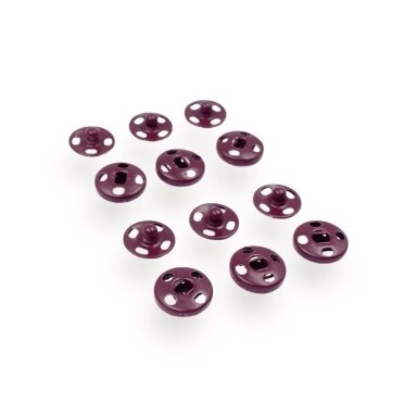 10mm bordo sp. metalinės spaudės, 6vnt.