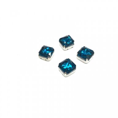 10mm electric sp. kristalai sidabro sp. rėmeliuose, 4vnt