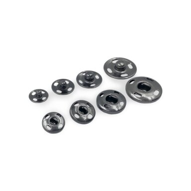 10mm juodintos sp. metalinės spaudės, 6vnt.