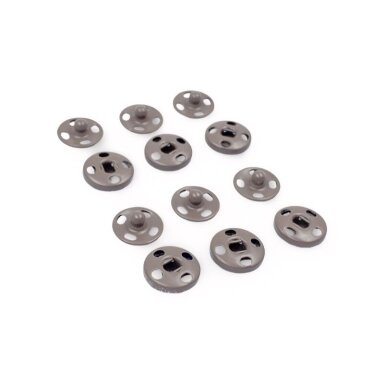 10mm kreminės sp. metalinės spaudės, 6vnt.