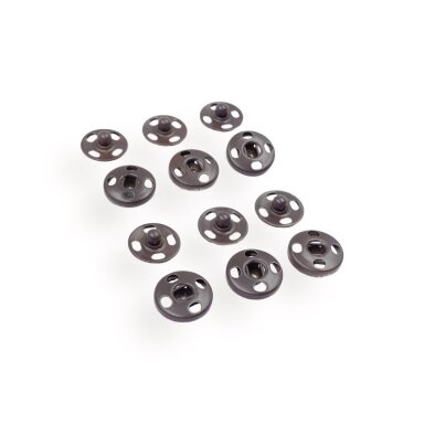 10mm rudos sp. metalinės spaudės, 6vnt.
