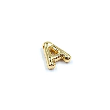 10x11mm rausvo aukso sp. nerūdijančio plieno pakabukas A raidė, 1vnt. 10x11mm rausvo aukso sp. nerūdijančio plieno pakabukas A raidė, 1vnt.