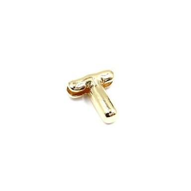 10x11mm rausvo aukso sp. nerūdijančio plieno pakabukas T raidė, 1vnt. 10x11mm rausvo aukso sp. nerūdijančio plieno pakabukas T raidė, 1vnt.