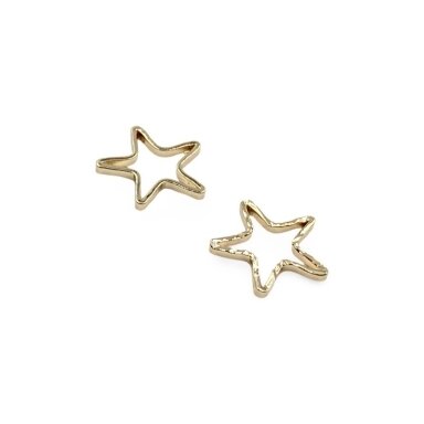 10x11mm rausvo aukso sp. nerūdijančio plieno pakabukas žvaigždė, 2vnt. 10x11mm rausvo aukso sp. nerūdijančio plieno pakabukas žvaigždė, 2vnt.