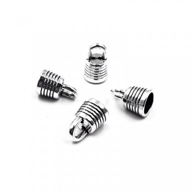 10x14mm sidabro sp. kepurėlės, 10vnt.