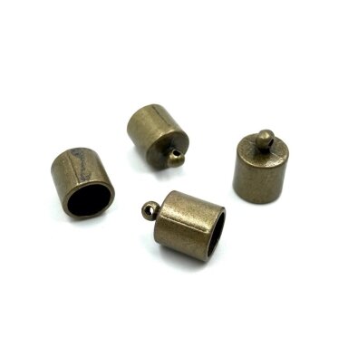 10x15mm žalvario sp. kepurėlės, 7vnt.