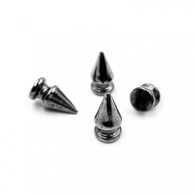 10x19mm juodintos sp. įkalamos kniedės, 10g (apie 13vnt.)