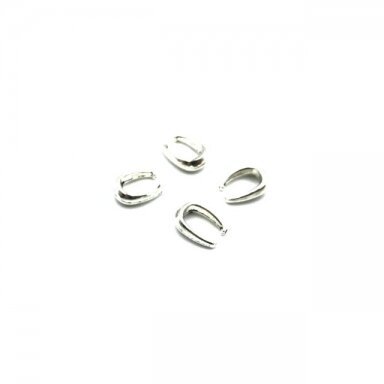 3x8mm sidabro sp. pakabukų laikikliai, 58vnt.