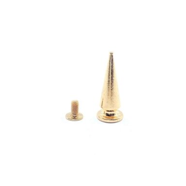 10x26mm rausvo aukso sp. įsukamos metalinės kniedės, 4vnt.