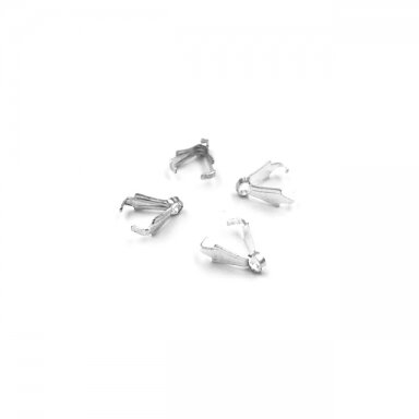8x3mm sidabro sp. pakabukų laikiklis, 10vnt.
