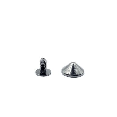 10x4,7mm juodintos sp. įsukamos metalinės kniedės, 4vnt.