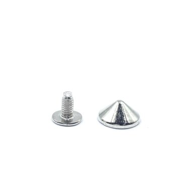 10x4,7mm nikelio sp. įsukamos metalinės kniedės, 4vnt.