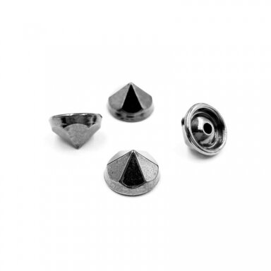 10x6mm juodintos sp. įkalamos kniedės, 10g (apie 44vnt.)