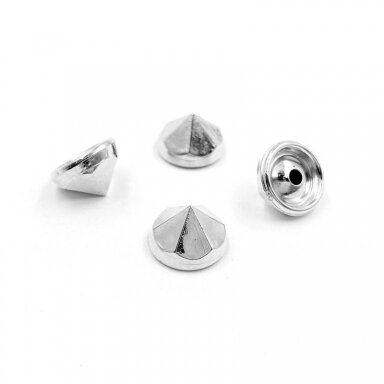 10x6mm nikelio sp. įkalamos kniedės, 10g (apie 47vnt.)