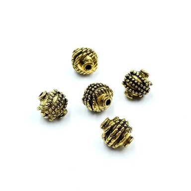 10x9mm aukso sp. intarpai, 10vnt.