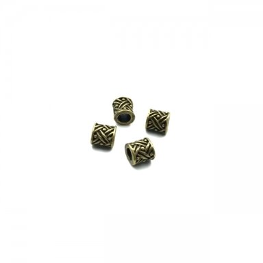 10x9mm žalvario sp. intarpai, 6vnt.