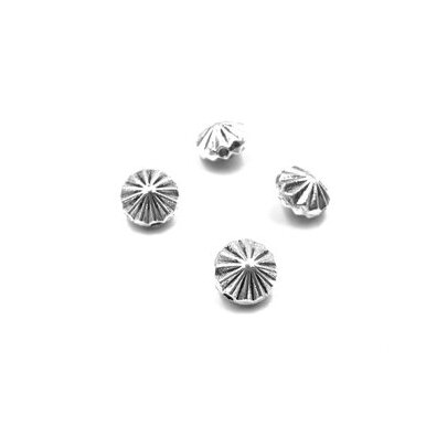 10x10mm sidabro sp. intarpai, 10vnt.
