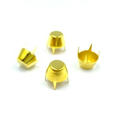 10mm aukso sp. užlankstomos kniedės, 10g (apie 22vnt.)