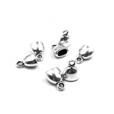 10x13x7mm sidabro sp. kepurėlės, 13vnt. 10x13x7mm sidabro sp. kepurėlės, 13vnt.