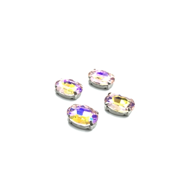 14x10mm švelnios rožinės AB sp. kristalai sidabro sp. rėmeliuose, 4vnt. 14x10mm švelnios rožinės AB sp. kristalai sidabro sp. rėmeliuose, 4vnt.