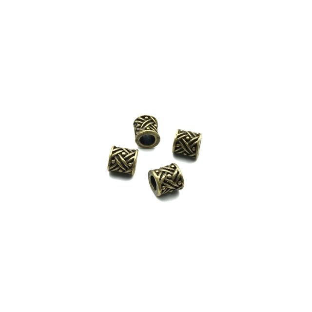 10x9mm žalvario sp. intarpai, 6vnt.