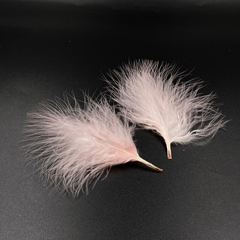 ±10cm persikinės sp. plunksnos, 10vnt.
