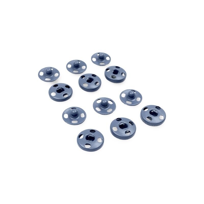 10mm melsvos sp. metalinės spaudės, 6vnt.