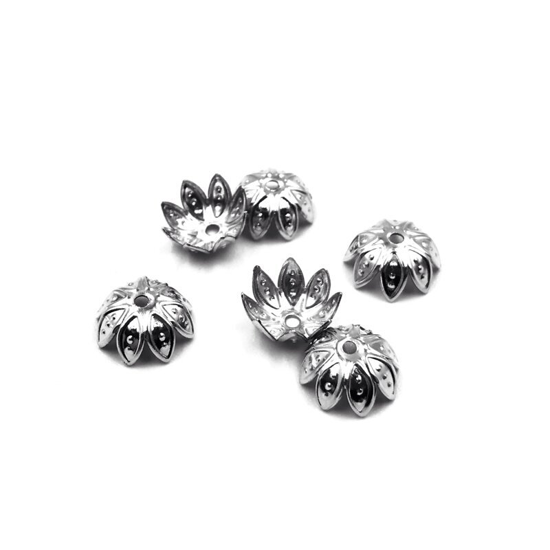 10mm nikelio sp. ažūrinės kepurėlės, 26vnt.