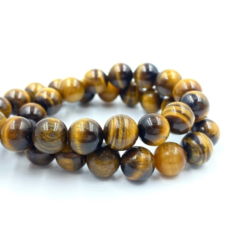 8mm tigro akis, 40cm juosta 8mm tigro akis, 40cm juosta