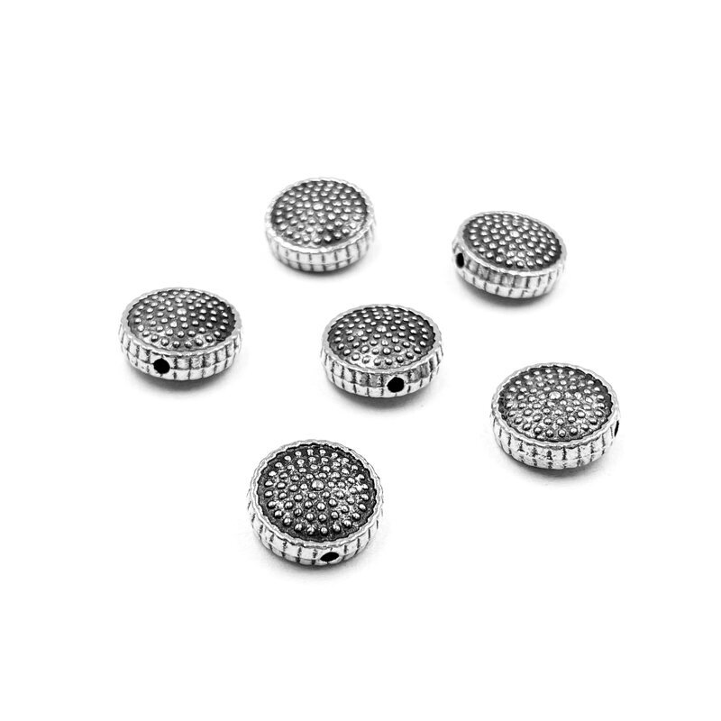 10x10mm sidabro sp. intarpai, 13vnt.