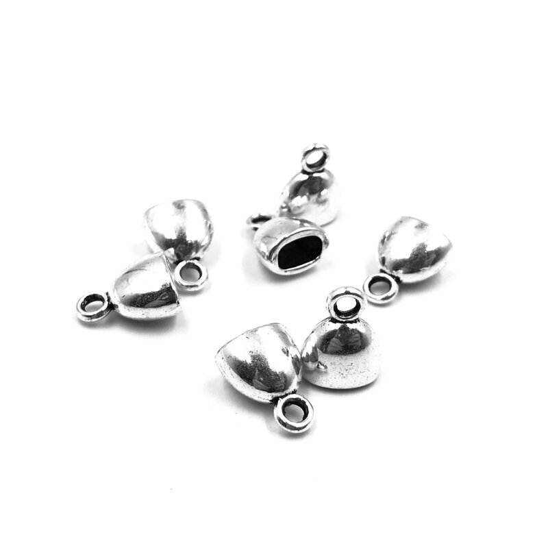 10x13x7mm sidabro sp. kepurėlės, 13vnt. 10x13x7mm sidabro sp. kepurėlės, 13vnt.
