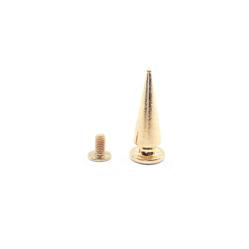 10x26mm rausvo aukso sp. įsukamos metalinės kniedės, 4vnt.