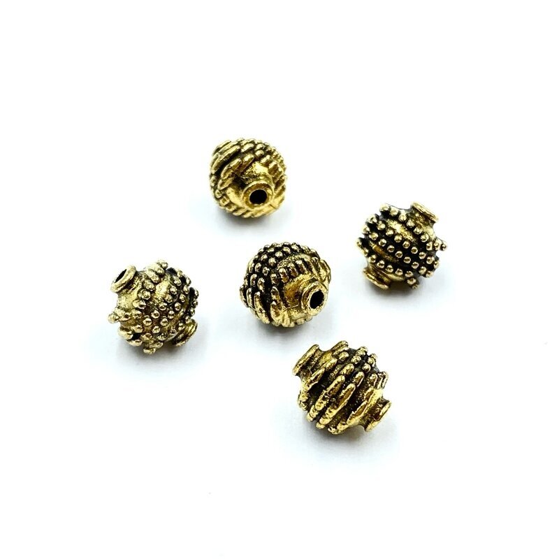 10x9mm aukso sp. intarpai, 10vnt.