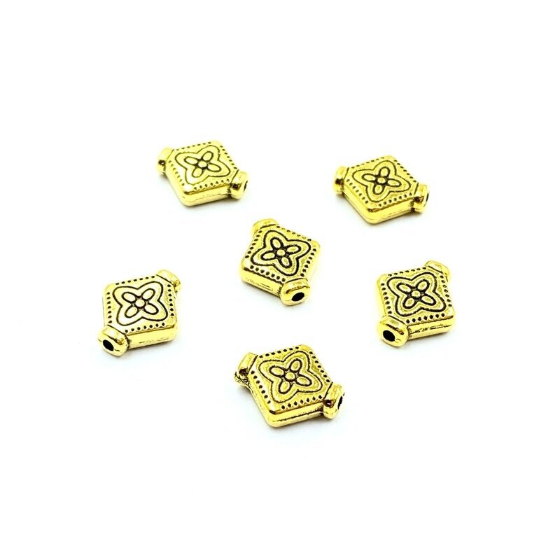 10x9mm aukso sp. intarpai, 22vnt.