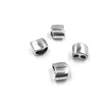 11x13mm sidabro sp. intarpai, 7vnt.