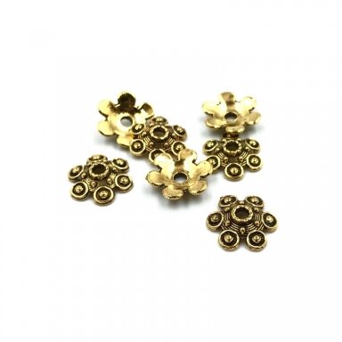 11mm aukso sp. kepurėlės, 43vnt.