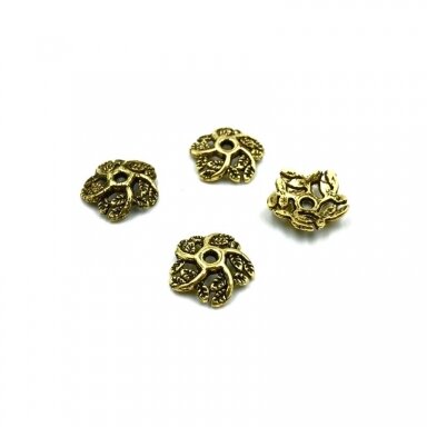 11mm aukso sp. kepurėlės, 44vnt.