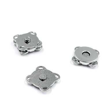 11mm nikelio sp. prisiuvamas magnetinis užsegimas rankinėms, 3vnt. 11mm nikelio sp. prisiuvamas magnetinis užsegimas rankinėms, 3vnt.