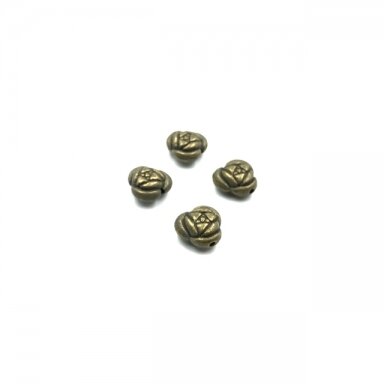 11x11mm žalvario sp. intarpai, 10vnt.