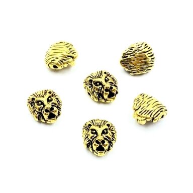 11x12mm aukso sp. intarpai, 7vnt.