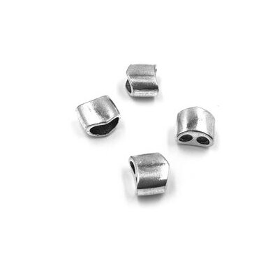 11x13mm sidabro sp. intarpai, 7vnt.