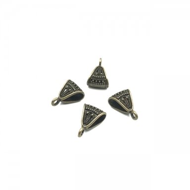 12x18mm žalvario sp. pakabukų laikikliai, 11vnt.