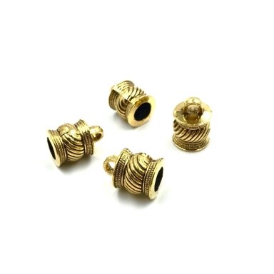 11x16mm aukso sp. kepurėlės, 5vnt.