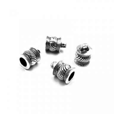 11x16mm sidabro sp. kepurėlės, 5vnt.