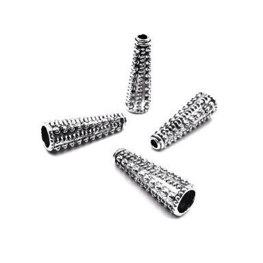 11x30mm sidabro sp. kepurėlės, 4vnt.