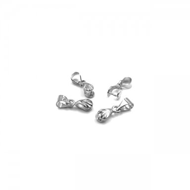 10x4mm nikelio sp. pakabukų laikiklis, 5vnt.