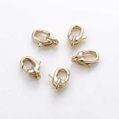 11x7mm 14k aukso sp. nerūdijančio plieno užsegimas, 1vnt. 11x7mm 14k aukso sp. nerūdijančio plieno užsegimas, 1vnt.