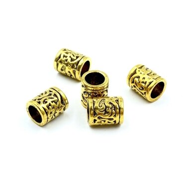 11x9mm aukso sp. intarpai, 9vnt.